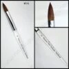 #14 100% Kolinsky Nail Brush (Clear) -NAIL BRUSHES Shop 14C 11 2