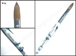 #16 100% Kolinsky Nail Brush (Marble)