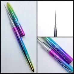 16mm 100% Kolinsky Liner Brush (Diamond Rainbow)