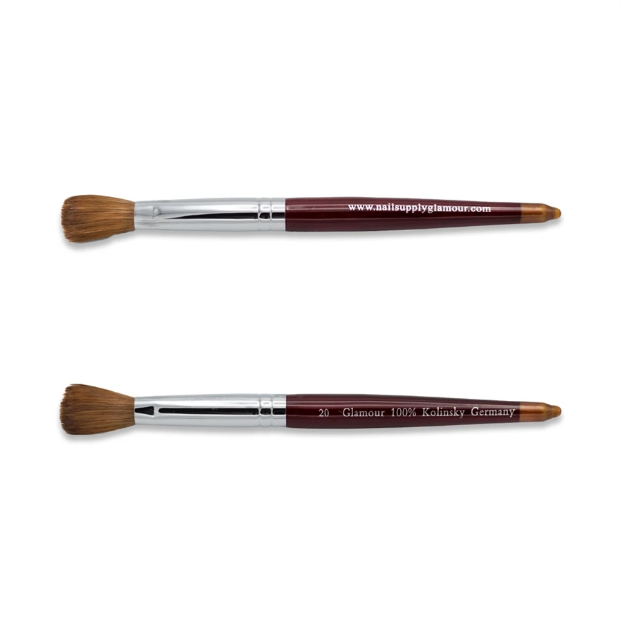 #20 100% Kolinsky Nail Brush (Wood) 3 #20 100% Kolinsky Nail Brush (Wood)