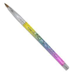 #2 100% Kolinsky 3D Nail Brush (Aqua Rainbow)