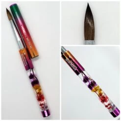 #8 100% Kolinsky Nail Brush (Flower)