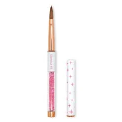 #8 100% Kolinsky Nail Brush (Pink Diamonds)