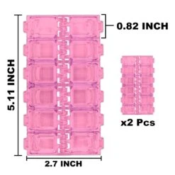 Crystal Nail Art Tool And Storage Bundle (Pink) #11 -NAIL BRUSHES Shop B 11 3