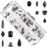 Black Crystals Bundle #2 -NAIL BRUSHES Shop B 2 3