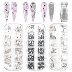 Clear Crystals Bundle #4 -NAIL BRUSHES Shop B 4 2