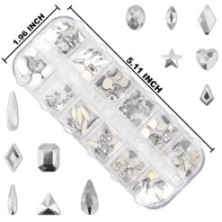 Clear Crystals Bundle #4 -NAIL BRUSHES Shop B 4 3