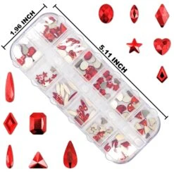 Red Crystals Bundle #5 -NAIL BRUSHES Shop B 5 3