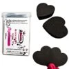 HEART LINT-FREE Nail Wipes (Black) 200 Pcs 1 HEART LINT-FREE Nail Wipes (Black) 200 Pcs -NAIL BRUSHES Shop BHeart200 2