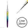 25mm 100% Kolinsky Gel Liner Brush (Diamond Rainbow) -NAIL BRUSHES Shop BS 105 2