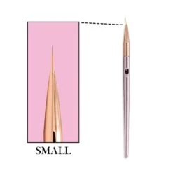 Rose Gold Liner Nail Art Brush Set 3pcs -NAIL BRUSHES Shop BS 63 5
