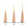 Rose Gold Liner Nail Art Brush Set 3pcs 2 Rose Gold Liner Nail Art Brush Set 3pcs -NAIL BRUSHES Shop BS 63 6