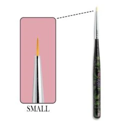 Flower Handle Nail Art Brush Set 3pcs -NAIL BRUSHES Shop BS 64 3