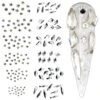 Clear Crystal Shapes / Sizes Mix -NAIL BRUSHES Shop C 109 2