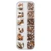 Rose Gold Crystal Shapes / Sizes Mix -NAIL BRUSHES Shop C 113 3