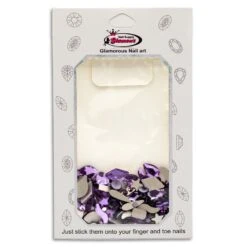 Purple Crystals Mix -NAIL BRUSHES Shop C 121 3