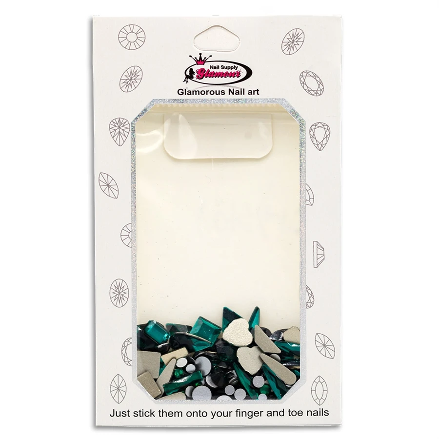 Green Crystals Mix 4 Green Crystals Mix - Image 2