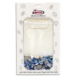 Lt Blue Crystals Mix -NAIL BRUSHES Shop C 129 3