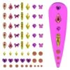 Rainbow Crystals Mix -NAIL BRUSHES Shop C 130 2