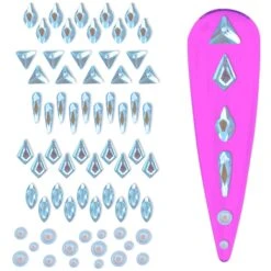 Glamour Crystal Shapes Mix ( Blue AB )