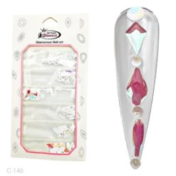 White AB Crystal Shapes / Mix Sizes