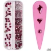 Fushia / Pink / Hot Pink / Crystal Shapes / Crystal Mix Sizes / Diamonds / 156 1 Fushia / Pink / Hot Pink / Crystal Shapes / Crystal Mix Sizes / Diamonds / 156 -NAIL BRUSHES Shop C 156 2