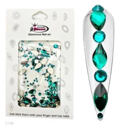 Green Emerald Crystal Shapes / Mix Sizes