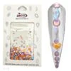 Opal Pink Crystal Shapes / Mix Sizes -NAIL BRUSHES Shop C 172 2