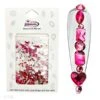 Pink Fushia Crystal Shapes / Mix Sizes 2 Pink Fushia Crystal Shapes / Mix Sizes -NAIL BRUSHES Shop C 176 2