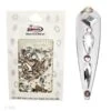 Silver Crystal Shapes / Mix Sizes -NAIL BRUSHES Shop C 183 2