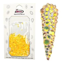 Yellow Crystal Sizes Mix