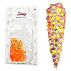 Orange Crystal Sizes Mix