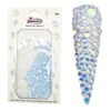 Pastel Light Blue Crystal Sizes Mix -NAIL BRUSHES Shop C 204 2
