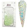 Pastel Light Green Crystal Sizes Mix -NAIL BRUSHES Shop C 206 2