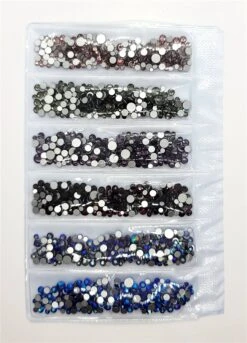 CRYSTALS PURPLE MIX -NAIL BRUSHES Shop C 47 2