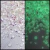 Crystals MIX SIZES GLOW In The DARK ( White AB ) 1440 Pcs 1 Crystals MIX SIZES GLOW In The DARK ( White AB ) 1440 Pcs -NAIL BRUSHES Shop C 56 2