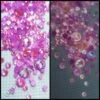 Crystals MIX SIZES GLOW In The DARK ( PURPLE AB ) 1440 Pcs -NAIL BRUSHES Shop C 58 2