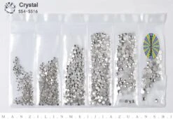CRYSTALS CRYSTAL CLEAR SIZE 4,6,8,10,12,16 -NAIL BRUSHES Shop C 67 2
