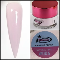 Glamour 2 In 1 Acrylic & Dip Powder NATURAL PINK #004 1/2oz