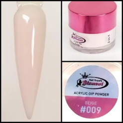 Glamour 2 In 1 Acrylic & Dip Powder BEIGE #009 1/2oz