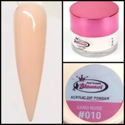 Glamour 2 In 1 Acrylic & Dip Powder SAND NUDE #010 1/2oz