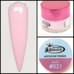 Glamour 2 In 1 Acrylic & Dip Powder NUDE #021 1/2oz