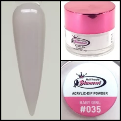 Glamour 2 In 1 Acrylic & Dip Powder BABY GIRL #035 1/2oz
