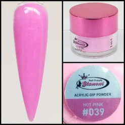 Glamour 2 In 1 Acrylic & Dip Powder HOT PINK #039 1/2oz