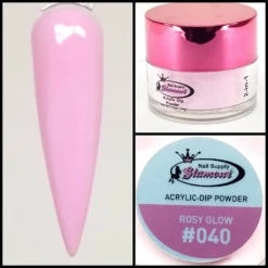 Glamour 2 In 1 Acrylic & Dip Powder ROSY GLOW #040 1/2oz