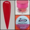 Glamour 2 In 1 Acrylic & Dip Powder PERFECT RED #049 1/2oz -NAIL BRUSHES Shop G A049 2