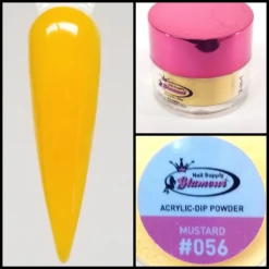 Glamour 2 In 1 Acrylic & Dip Powder MUSTARD #056 1/2oz