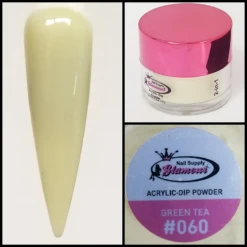Glamour 2 In 1 Acrylic & Dip Powder GREEN TEA #060 1/2oz