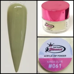 Glamour 2 In 1 Acrylic & Dip Powder KINDA OLIVE #061 1/2oz