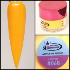 Glamour 2 In 1 Acrylic & Dip Powder APRICOT #068 1/2oz